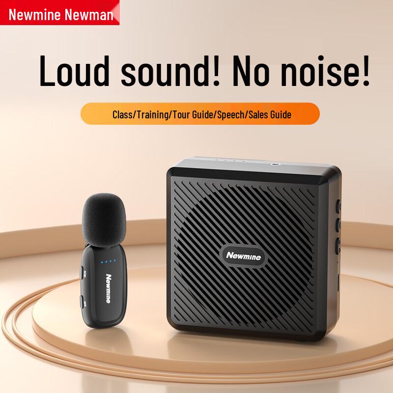 Портативный голосовой усилитель Newmine с Bluetooth, вилка CN (адаптер в комплекте)