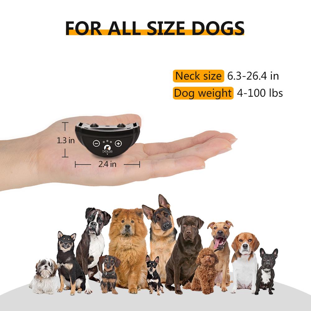 No Shock Anti Bark Collar Vibration Training Collar Rechargeable No Static Shock Bark Collar Dog Control Waterproof Dog Device