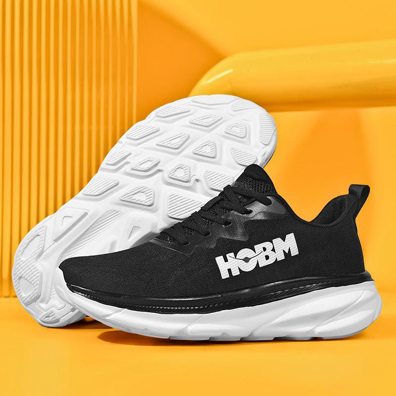 Large Size Korean Version of Fashion Men's Shoes Sports Shoes Men's New Casual and Lightweight Running Shoes Trendy Couple Basketball