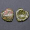 Heart Shape Thumb Worry Stone Natural Healing Crystals Handcarved Gemstone for Meditation Yoga Pocket Palm Stones