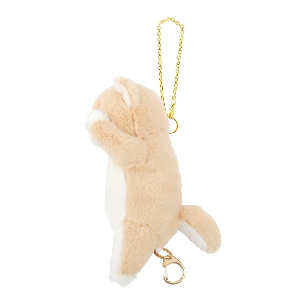 Livheart Reel Mascot, Necked Shiba Inu (approx. 15cm long), Cute Accessory Case, 97123-44