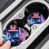  Honda New Car Cup Holder Anti-Slip Silicone 7cm Insert Coaster Mat Universal Car Accessories Black Fit Most Cars RB6
