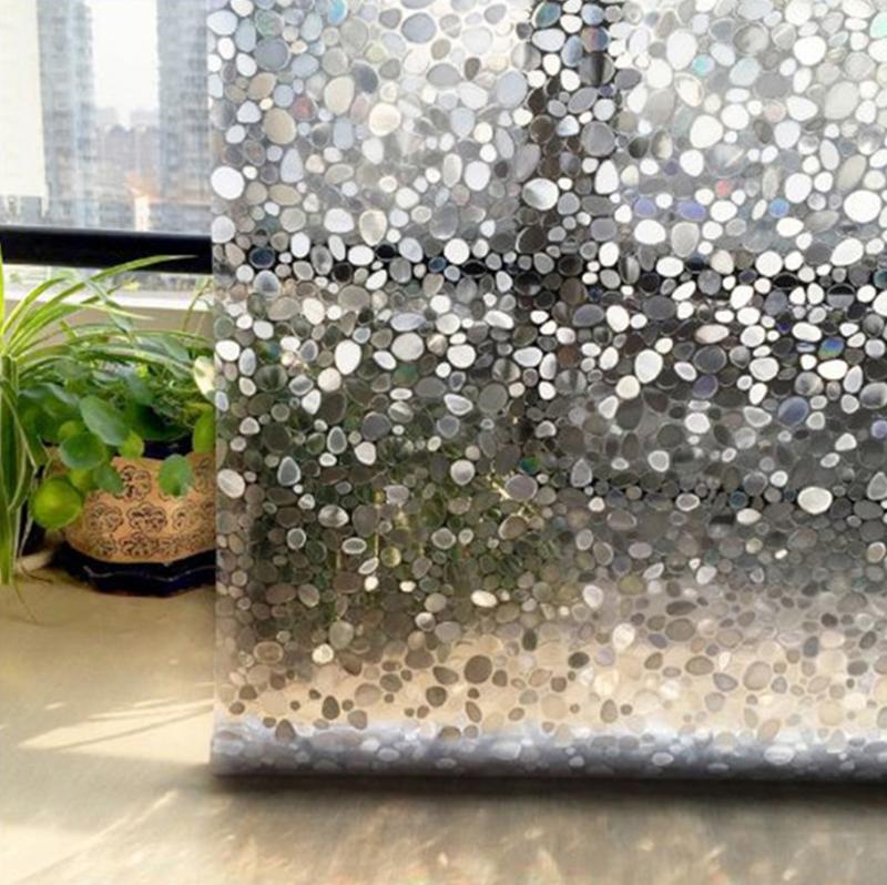 1 рулон, наклейка для домашнего декора, витражная пленка для оконного стекла, 3D декоративные самоклеящиеся наклейки