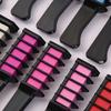 Hair Chalk Comb 6 Colors Washable Instant Hair Dye Comb Halloween Christmas Cosplay Party Disposable Temporary Hair Coloring Comb