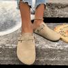 Fashion Women Slippers Closed Toe Round Toe Clogs Sandals Autumn New 2024 Retro Solid Color Flat Slippers Slides Women Zapatos De Mujer