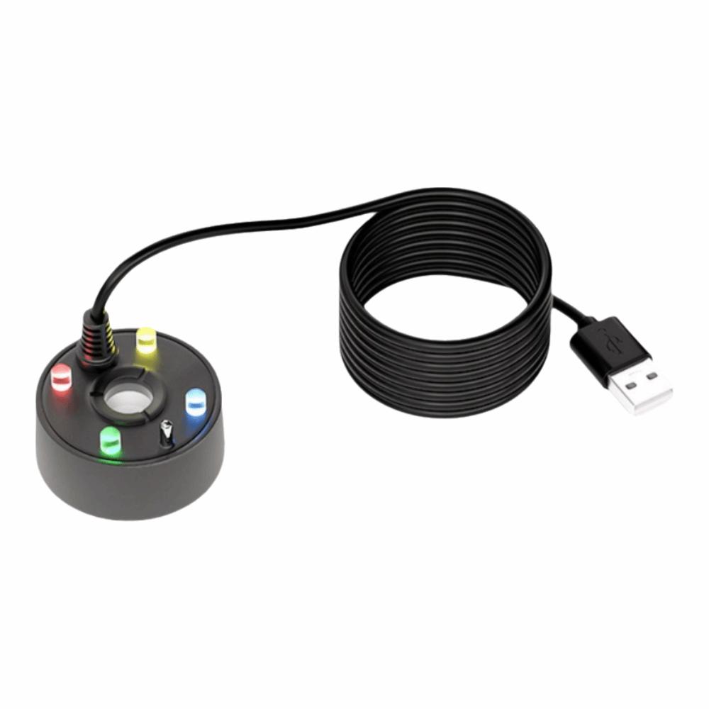 2-IN-1 Fog Machine Colorful LED Lights Landscaping Humidifier Water Pump Fogger  Desktop Fountain
