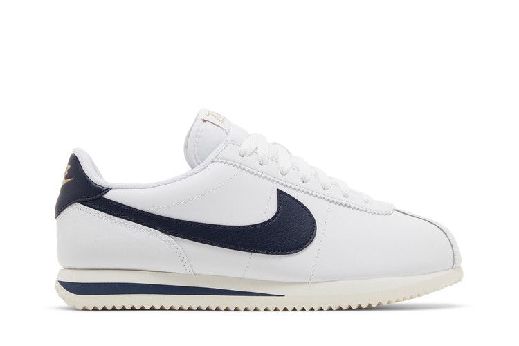 Женские кроссовки Nike Cortez Olympic (Женский) Белый/Парус/Металликовое золото/Обсидиан