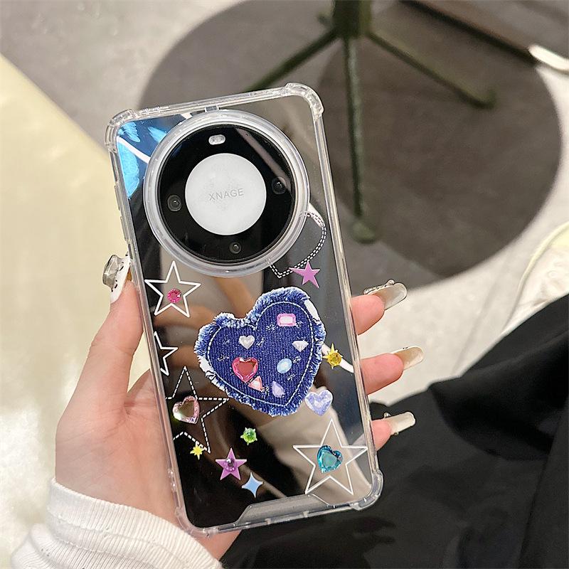 Чехол Huawei Mate60 Pro/P60 Diamond для моделей Honor 90/80 и Nova11/10 Mirror