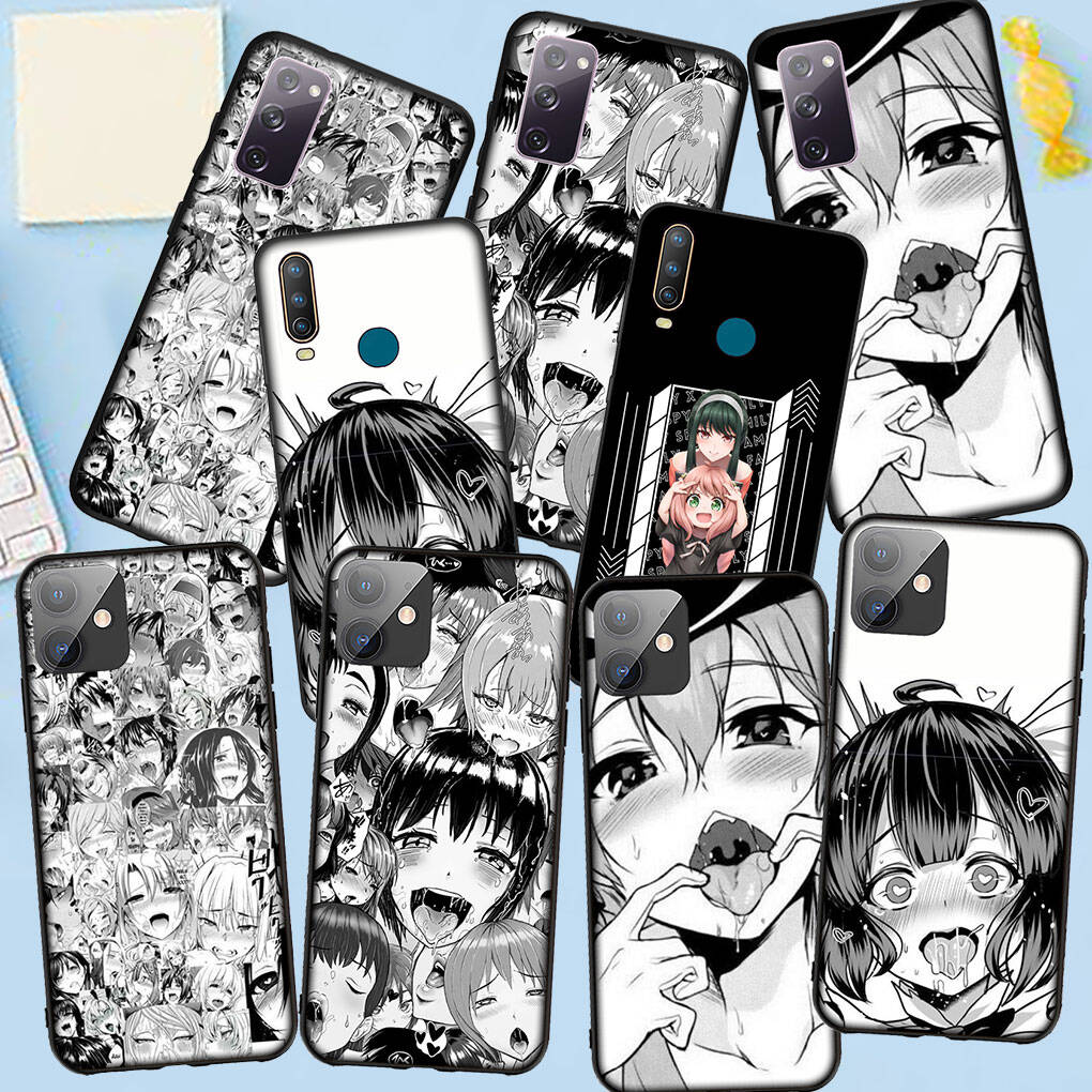 Phone Case for Samsung Galaxy S25 S23 S22 S24 Ultra FE S8 A05 A06 A15 A16 A36 A37 A35 A54 A55 A56 A57 A25 A26 A53 Senpai Waifu Anime Girl Hentai Cover