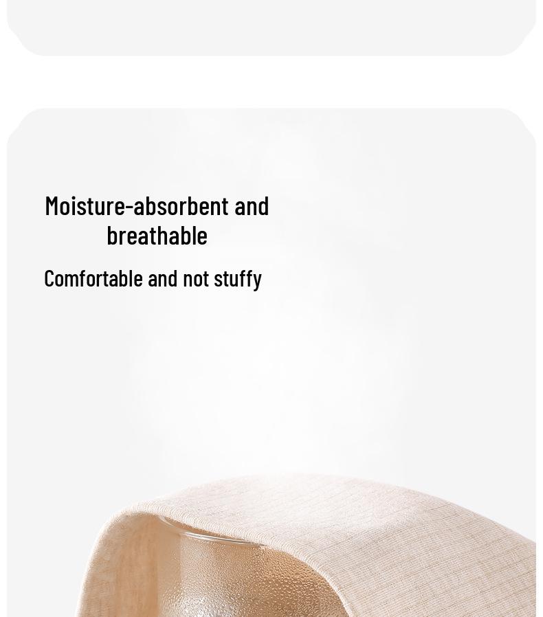 Высокоэластичное хлопковое женское нижнее белье с завышенной талией, облегающее бедра, с плоскими штанинами – Удобное, дышащее и не сдавливающее для осени и зимы