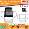 9,7-дюймовый вертикальный экран Tesla автомобильное радио для Jeep Grand Cherokee WK2 2010 2013 GPS навигация мультимедийный видеоплеер Carplay