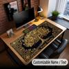 Tree of Life Theme Custom Mouse Pad Personalized With Name Text Customized Desk Mat For Office Home Decor