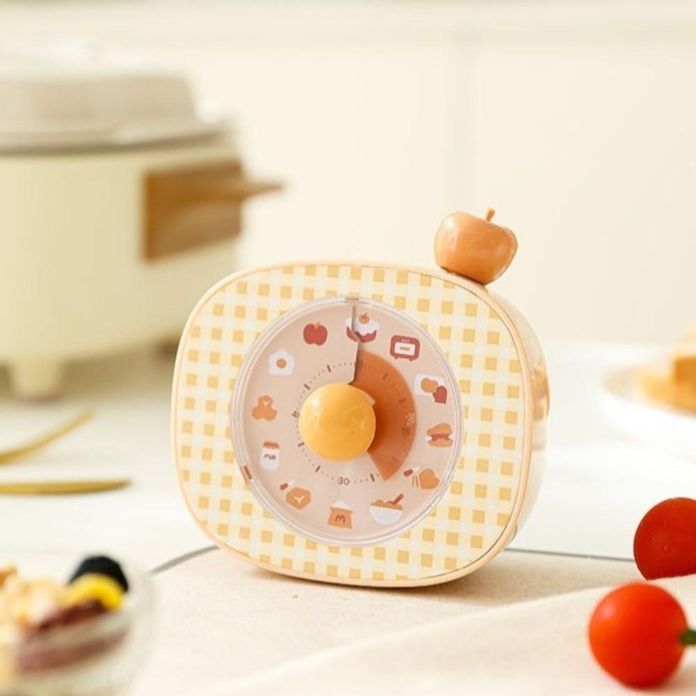 Magnetic Countdown Clock Ultra Silent Kitchen Mechanical Timer Classroom Learning