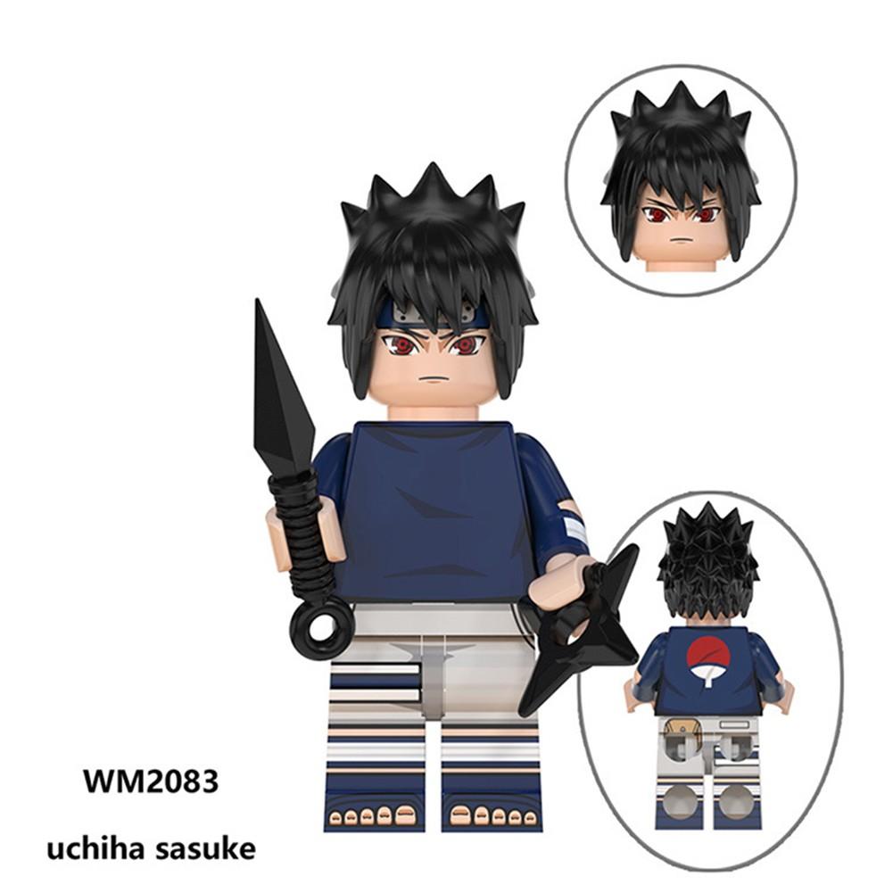 Cartoon Ninja Series Minifigures Naruto Uzumaki Children Assembled Building Block Doll Toys For Kids Educational