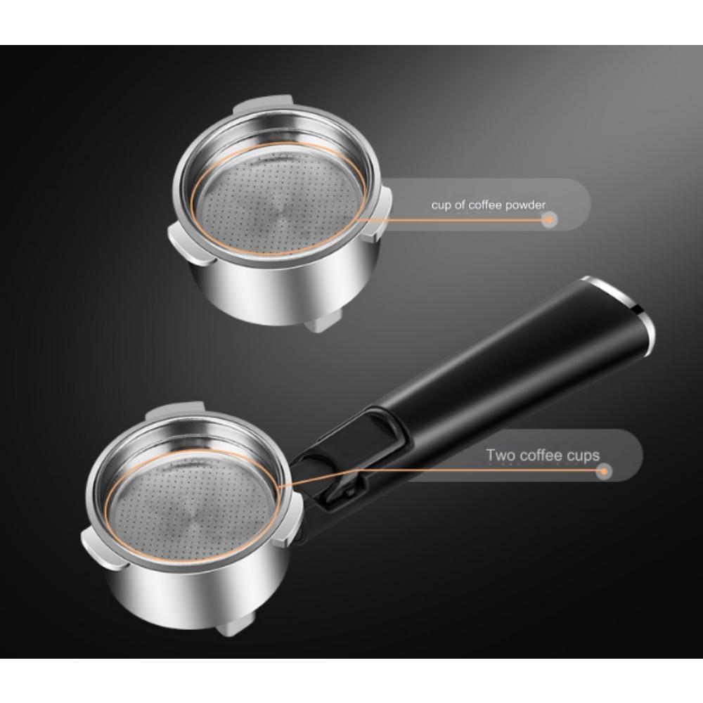 Итальянская кофемашина, бытовая небольшая полуавтоматическая офисная кофемашина с паром высокого давления и вспениванием молока