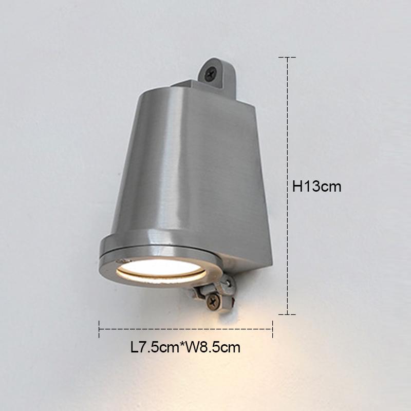 Светодиодный уличный настенный светильник, водонепроницаемый садовый светильник, алюминиевый ретро настенный светильник для балкона, лестницы, прихожей, двери