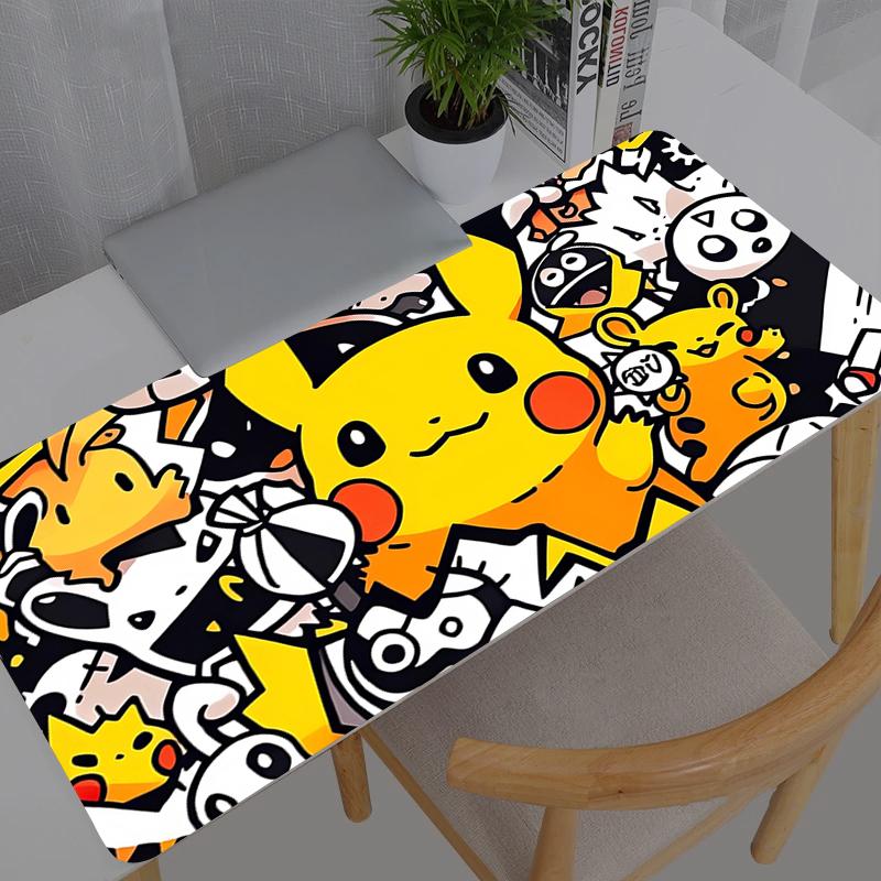 Mouse Pad Computer Speed Type Pokemon Pikachu Carpet Mat For esports Players Laptop Keyboard Mousepad Office Desk Mat