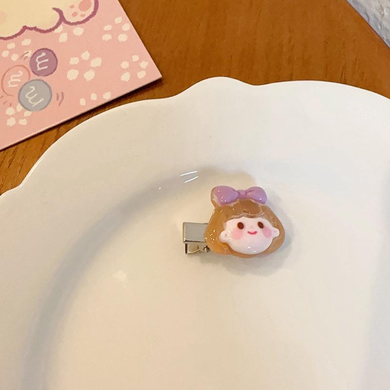 Прозрачный зажим-коготь для волос Sanrio Kuromi: Большой летний мультяшный аксессуар для волос