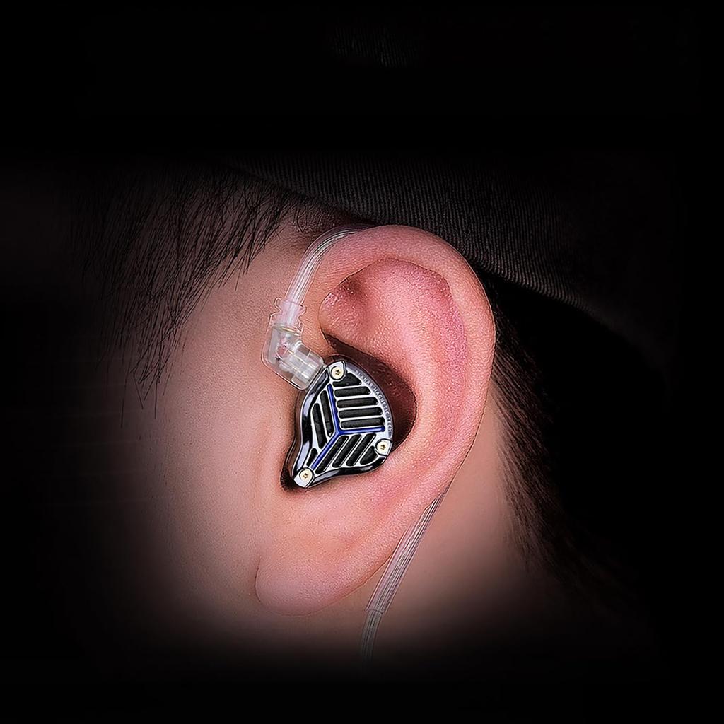 Linsoul Наушники KZ PRX 4-го поколения с планарным приводом и канальным дизайном. Сбалансированное качество звука. Эргономичные наушники. Оснащены мощным магнитом N52.