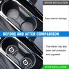 2PCS Car Coasters Rubber Water Cup Bottle Holder Anti-slip Pad For Volvo S40 S80L S60 S90 S70 XC40 XC90 XC60 V40 V60 V90 V70