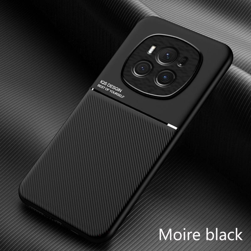 Магнитный чехол из ПУ кожи для Honor Magic 6 Pro, задняя крышка, матовый силиконовый чехол для телефона с полной защитой для Honor Magic6 Pro 5G 6Pro