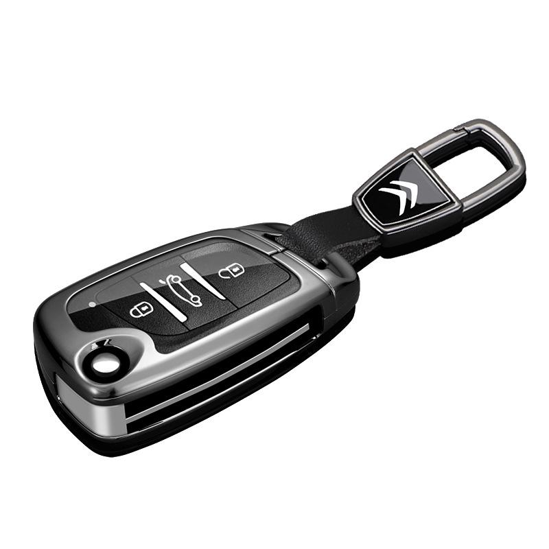 Чехол для ключей Citroën, совместимый с Sega C5X, Elysee, C3XR, Versailles C41, Tianyi C5, Металлический корпус C6, Женская пряжка
