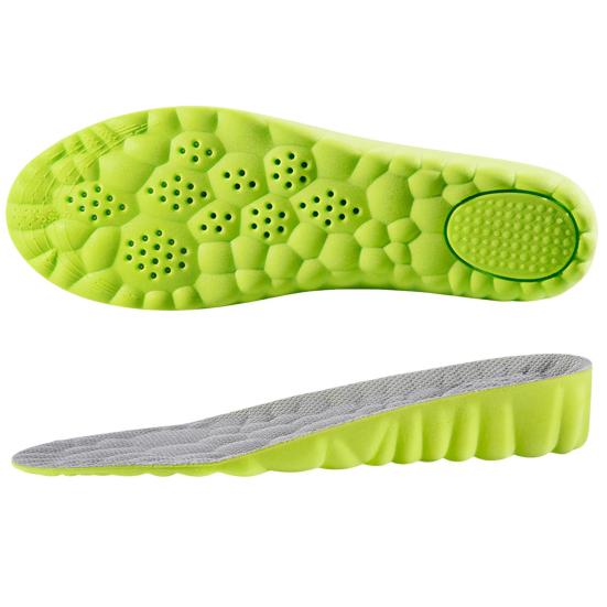 Yousheng 1 Pair Breathable Insoles Moisture-Absorbing Shock Absorbing U-Heel Support Sports Shoes Inserts Comfortable Walking Shoe Insoles