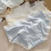 5PCS Cotton Crotch Panties for Women Cute Bear Underpants Simple Seamless Briefs  Gifts