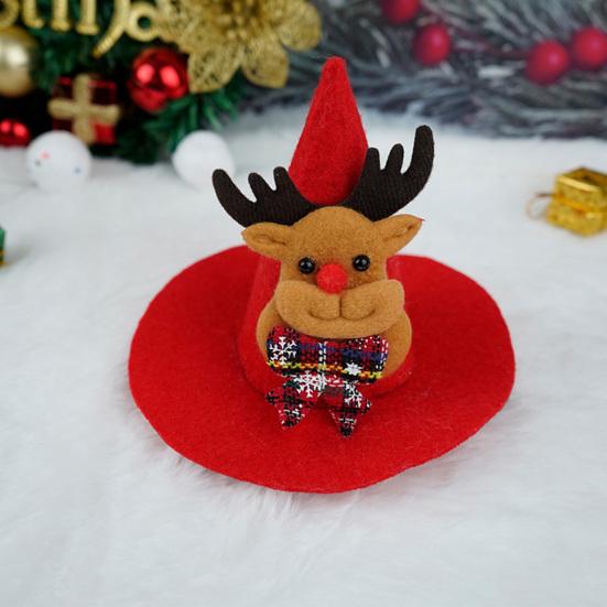 Шляпа для домашних животных, регулируемая декоративная привлекательная рождественская елка, стиль лося, собака, кошка, косплей, рождественская шапка, продукт для домашних животных