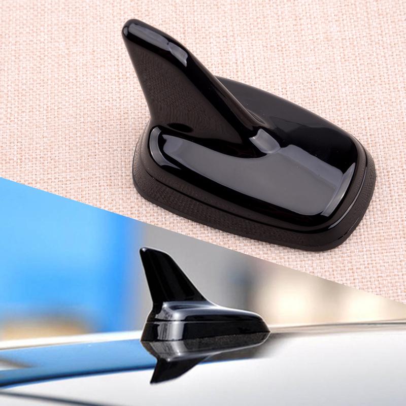 Black Roof Decoration Shark Fin Antenna Aerials Sticker Decoration Fit For VW Golf 7 VII GTI GTD R MK7 2013-2016 2017 2018