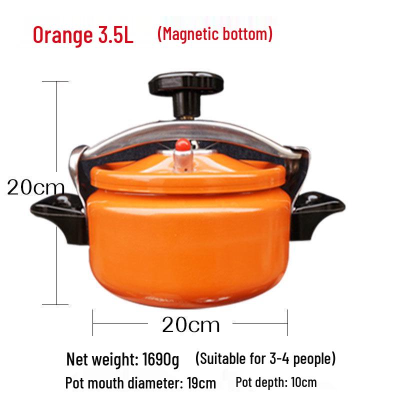 Explosion-Proof Portable Mini Pressure Cooker for Camping & High-Altitude Cooking