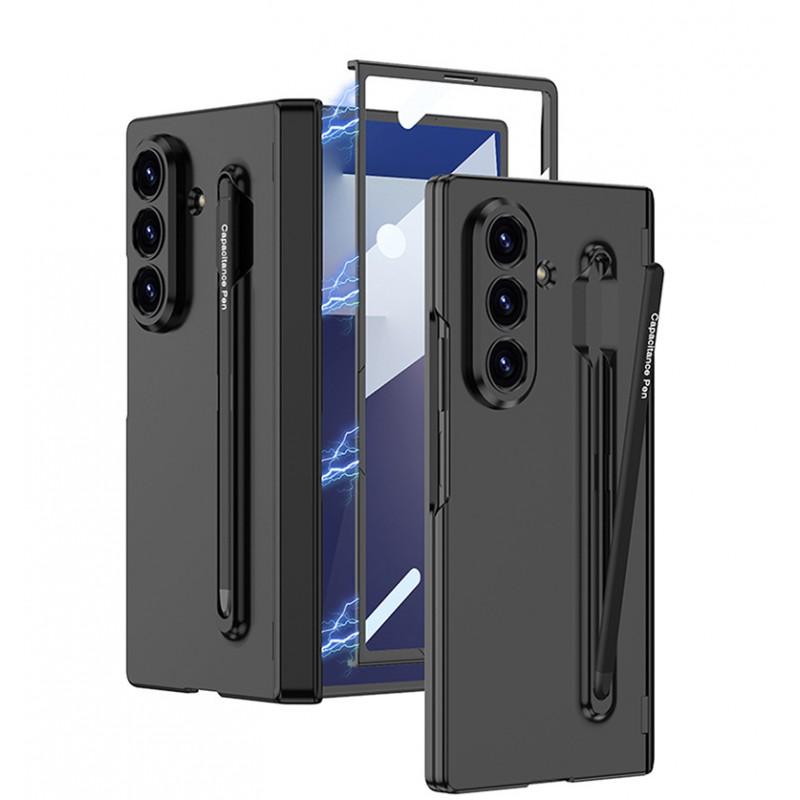 Магнитный чехол-защелка для Galaxy Z Fold8 Ultra со встроенным слотом для стилуса и защитой шарнира