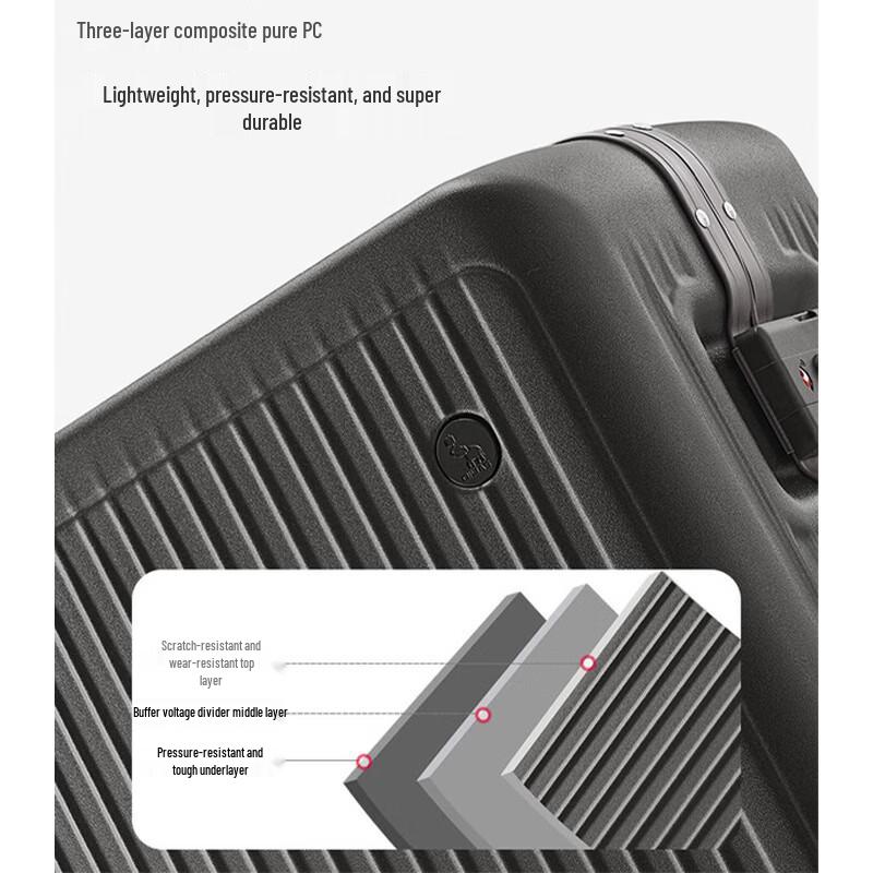 OIWAS OCX6672A Aluminum Frame Hardshell Luggage