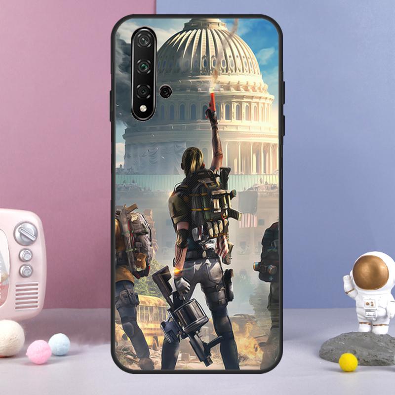 The Division 2 For Huawei Nova Y72 Y61 Y91 Y73 Y90 Y70 Y60 12s 12i 11i 8i 9 10 SE P60 P30 Pro P40 Lite Case