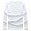 S-6XL Long Sleeved T-shirt Pure Cotton Warm Round Neck Tee Shirt Plus Size Casual Pullover Shirts