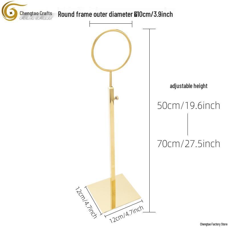 Т-образная подставка из нержавеющей стали для демонстрации сумок и шарфов