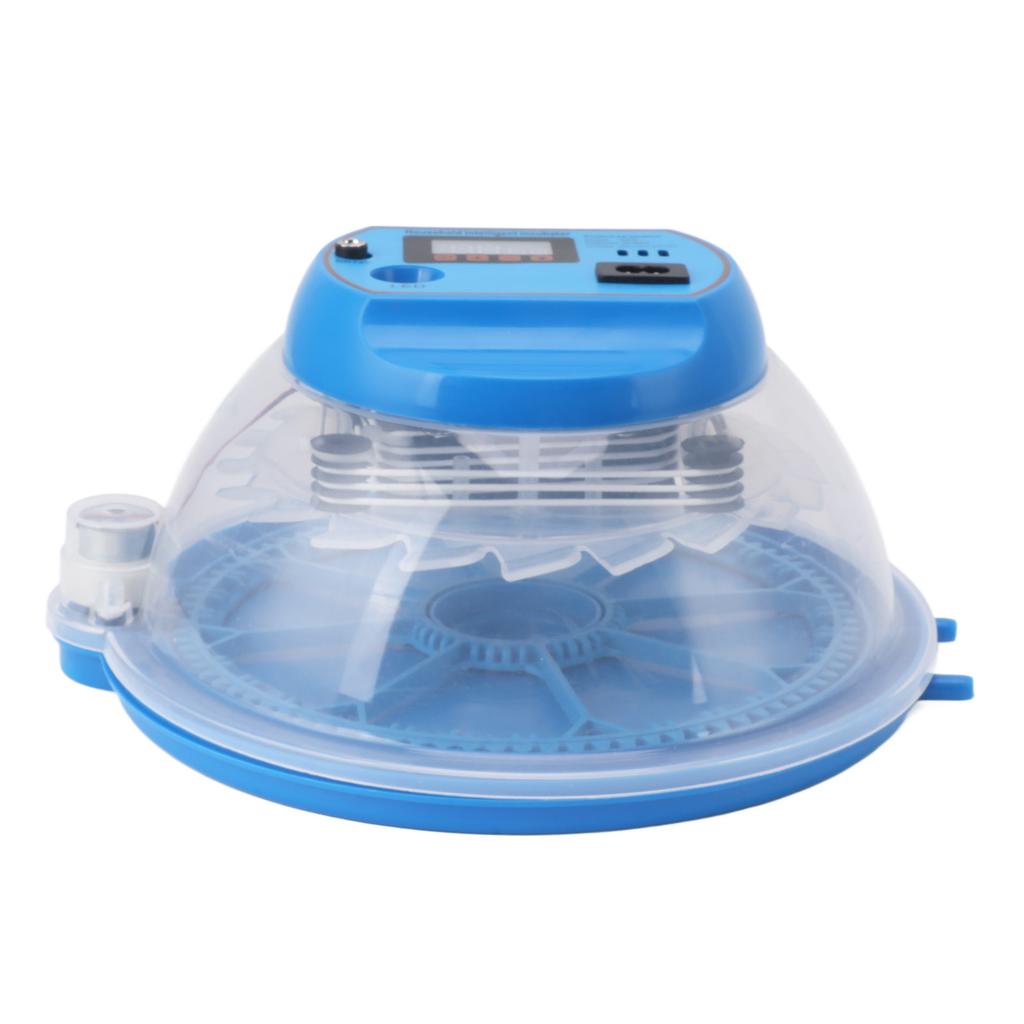 8 Eggs Incubators Temperature Control Automatic Egg Turner for Hatching Chickens Pigeon Quail Duck