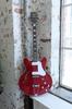 VOX Electric Guitar Equipped with 2 Soap Bar PU Bobcat V90 Cherry Red Semi-Hollow