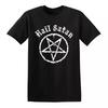 Футболка Hail Satan с изображением пентаграммы и звезд рок-гота, нечестивый сатанинский дьявол, панк-топ, футболка класса люкс, подходит как мужчинам, так и женщинам, топ Y2k