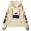 Anime Jujutsu Kaisen Satoru Gojo Funny Graphic Hoodies Oversized Hooded Sweatshirt Long Sleeves Hoodie Men Women Clothes