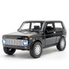 1/18 LADA NIVA Классическая игрушечная литая модель автомобиля со звуком и светом, игрушечная модель с инерционным механизмом, подарок для мальчика