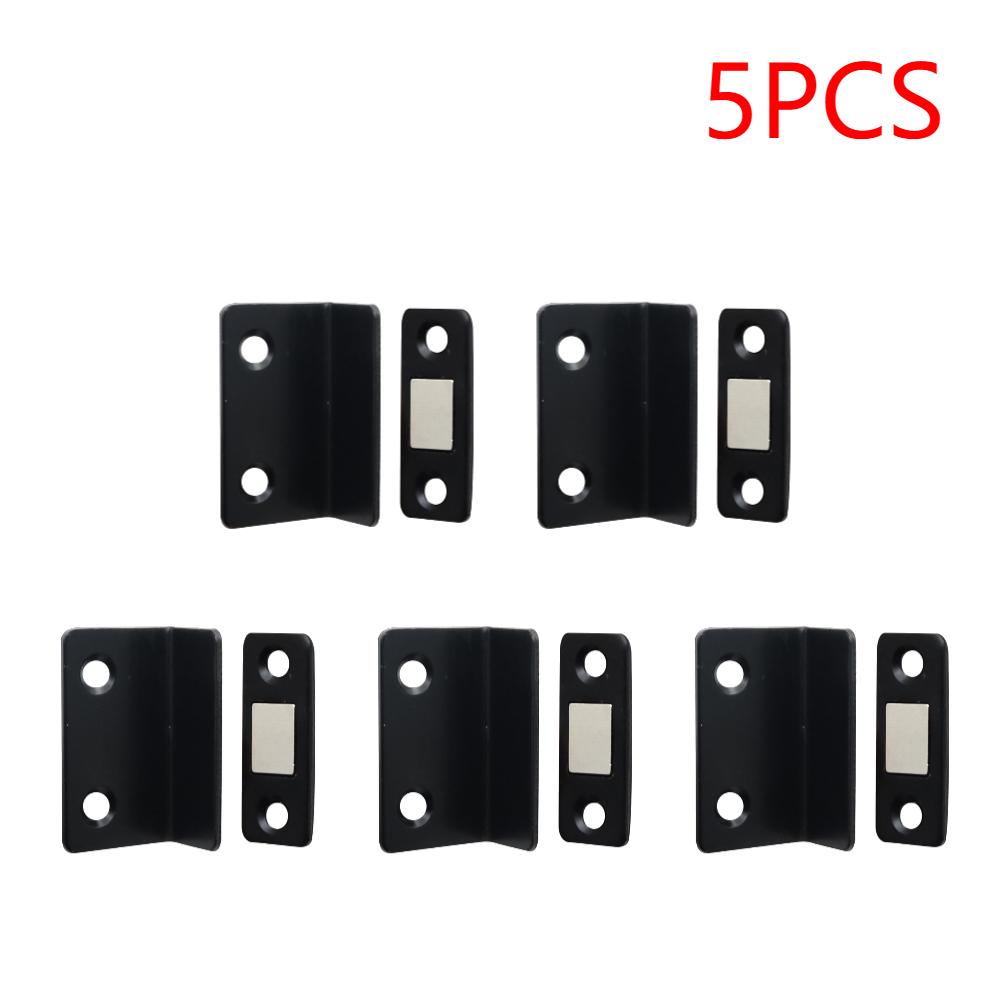1-10PCS Ultra Thin Latch Cupboard L Type Door Closer Cabinet Catches Door Stopper Furniture Fittings Strong Magnetic Door Closer