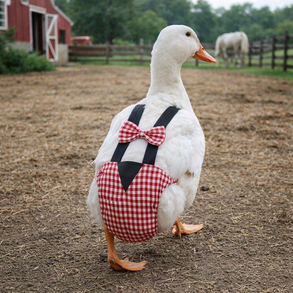 Elastic Band Chicken Physiological Pants Adjustable Poultry Nappy Poultry Costume Goose Duck
