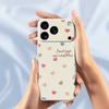 For iPhone 17 Pro Max Case Colorful Love Pattern Printing Straight Edge TPU Phone Back Cover