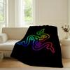 Fashion print R-Razer Blanket For Sofa Office Bed Plane Travel Sleep Read Relax Camping Soft And Warm