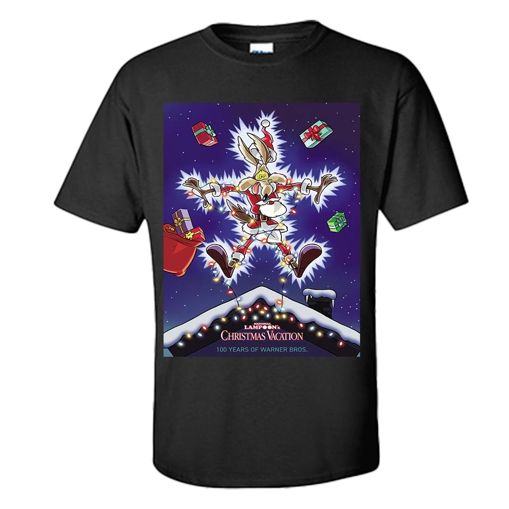 Wile E. Coyote T Shirt Christmas Vacation Shirt Funny Tee S-XXXL