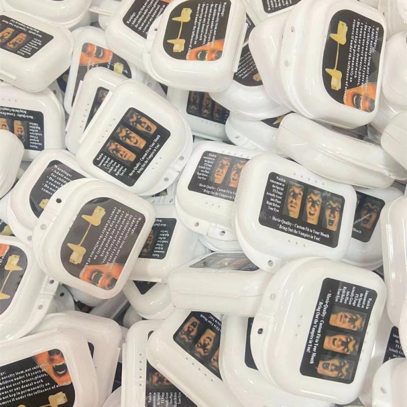 Моделирование зубов вампира, страшные выдвижные зубы для вечеринки на Хэллоуин, зубы вампира-зомби, косплей, маскарад, зубные протезы, реквизит