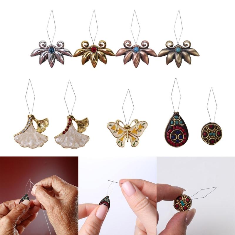 Старые стили Нитевдеватель Проволочный с петлей Ручной Инструмент для шитья на машинке Нитевдеватель для швейных игл для рукоделия, вязания, квилтинга