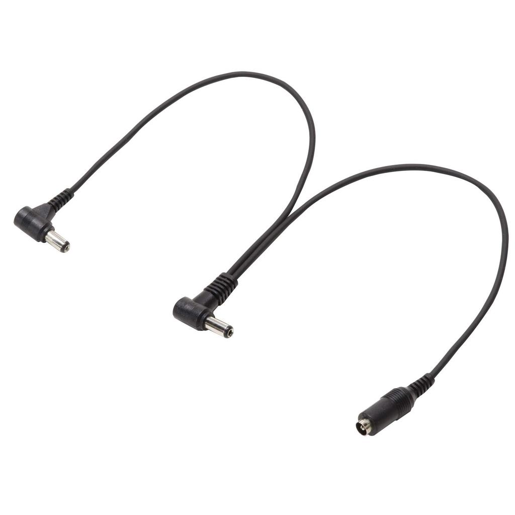 TECH DC Cable Power Distribution Cable Power Supply Cord Black 2-prong DC-2