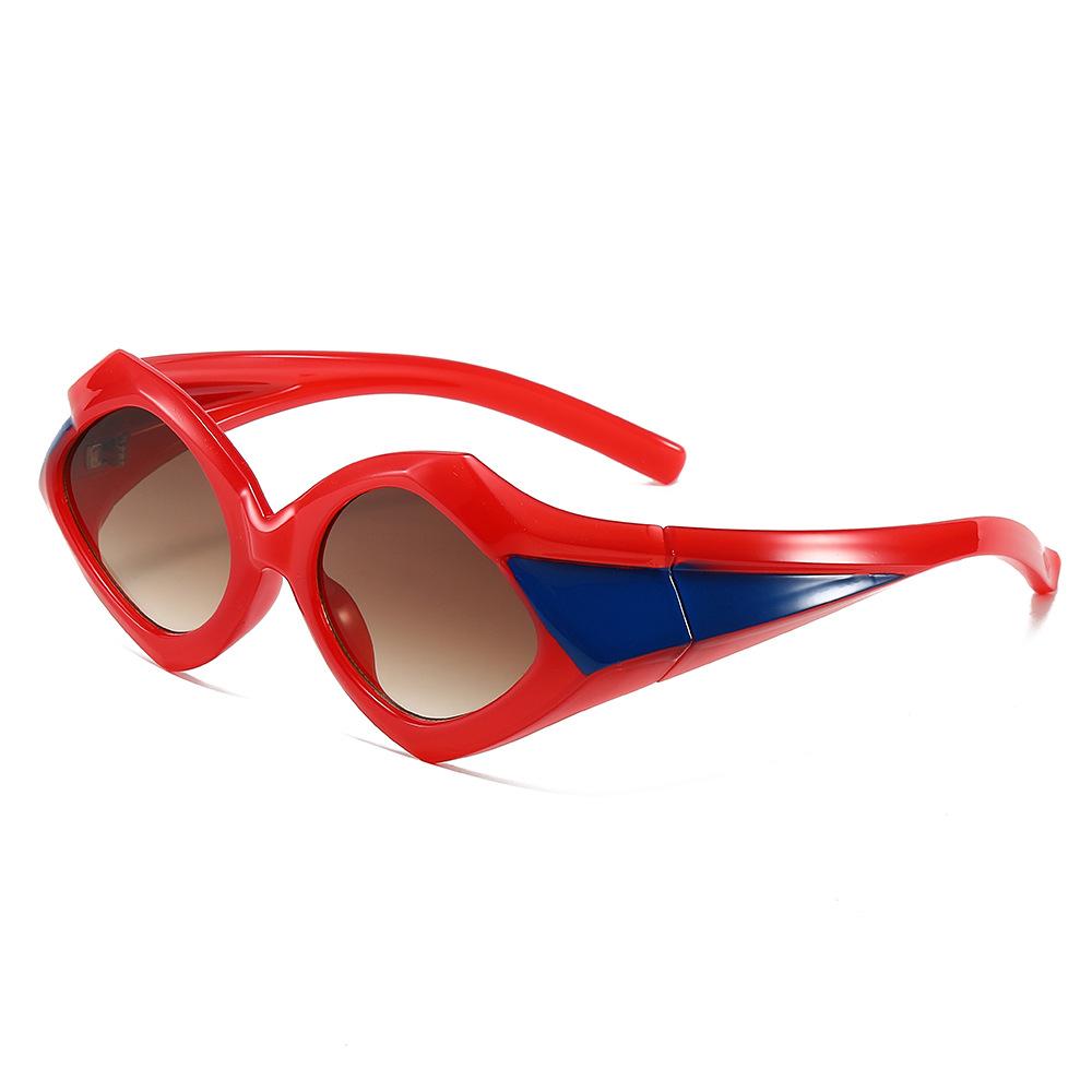 Durable High Quality High End Designer Style Retro Trendy Edgy Punk Oversized Female For Both Male Sun Glasses